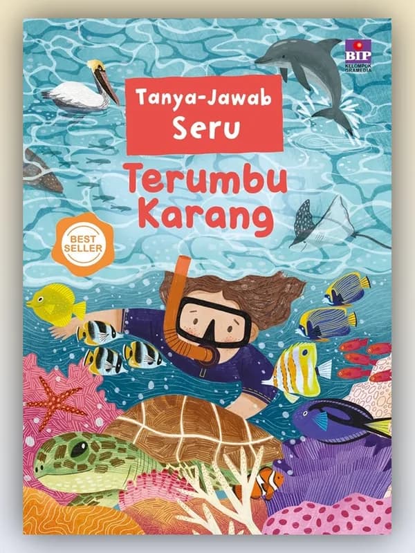 Sampul buku Tanya Jawab Seru tentang Terumbu Karang