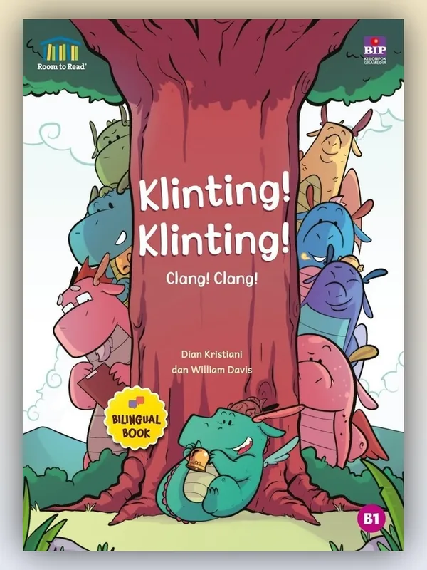 Sampul buku Klinting! Klinting!: Clang! Clang! (Bilingual) Room to Read