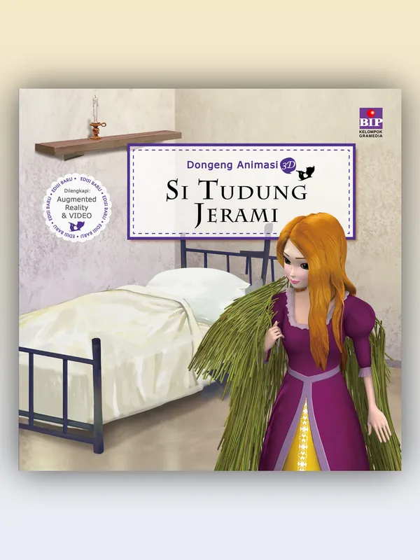 Sampul buku Seri Dongeng Animasi 3D: Si Tudung Jerami