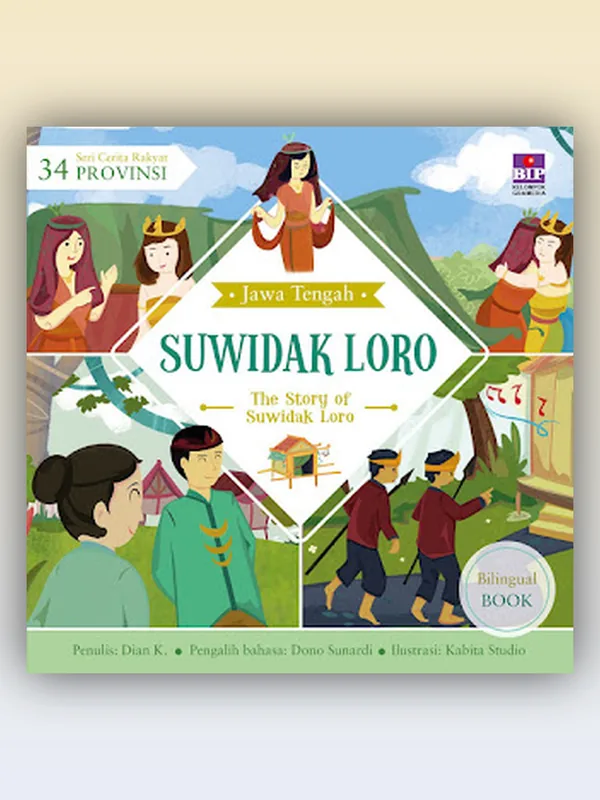 Sampul buku Seri Cerita Rakyat 34 Provinsi: Suwidak Loro