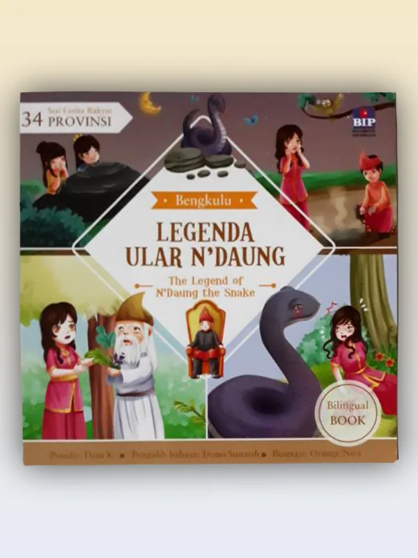 Sampul buku Seri Cerita Rakyat 34 Provinsi: Legenda Ular N'daung