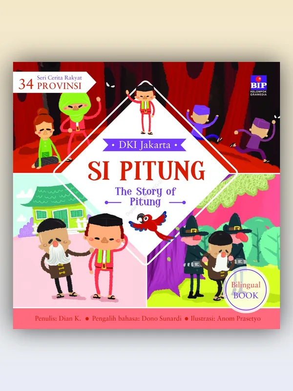 Sampul buku Seri Cerita Rakyat 34 Provinsi: Si Pitung