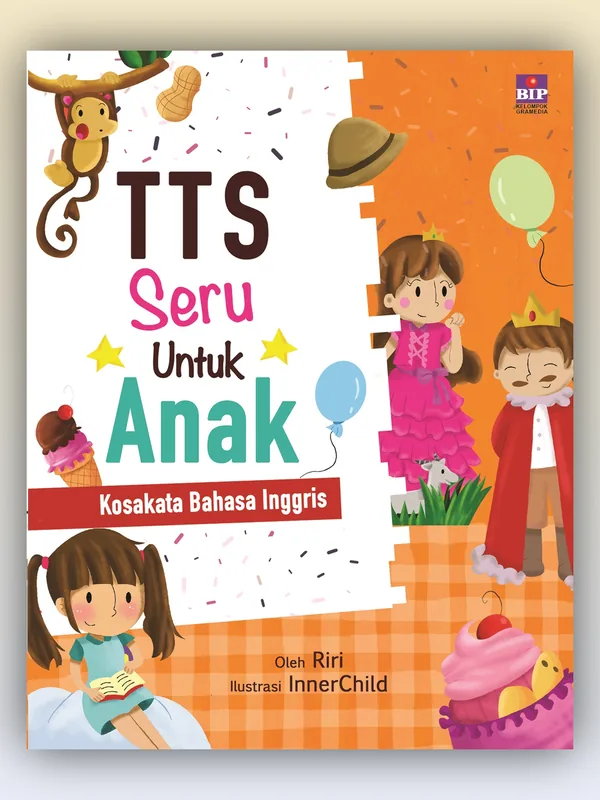 Sampul buku TTS Seru untuk Anak: Kosakata Bahasa Inggris