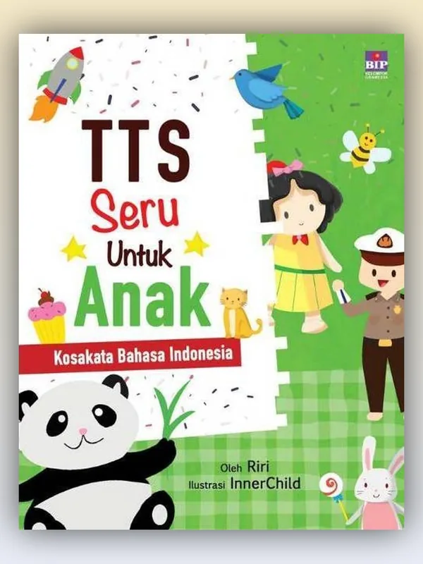 Sampul buku TTS Seru untuk Anak: Kosakata Bahasa Indonesia