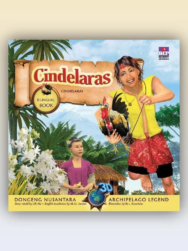 Sampul buku Dongeng 3D Nusantara: Cindelaras