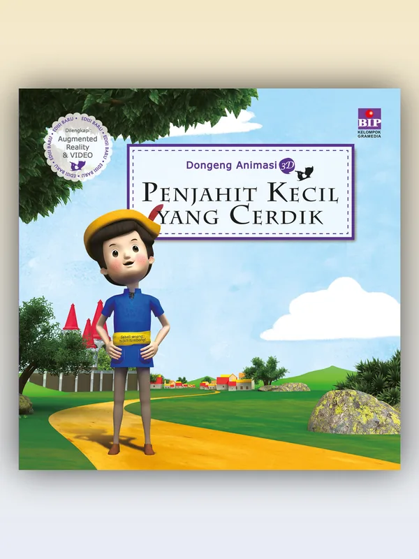 Sampul buku Seri Dongeng Animasi 3D : Penjahit Kecil yang Cerdik