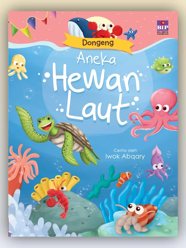 Sampul buku Dongeng Aneka Hewan Laut