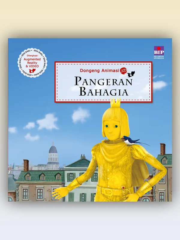 Sampul buku Seri Dongeng Animasi 3D : Pangeran Bahagia