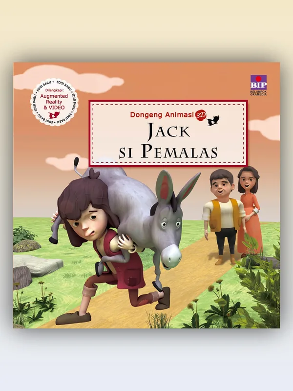Sampul buku Seri Dongeng Animasi 3D : Jack Si Pemalas