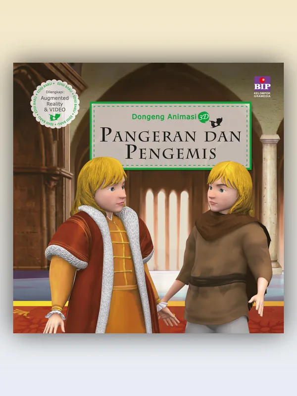 Sampul buku Seri Dongeng Animasi 3D : Pangeran dan Pengemis