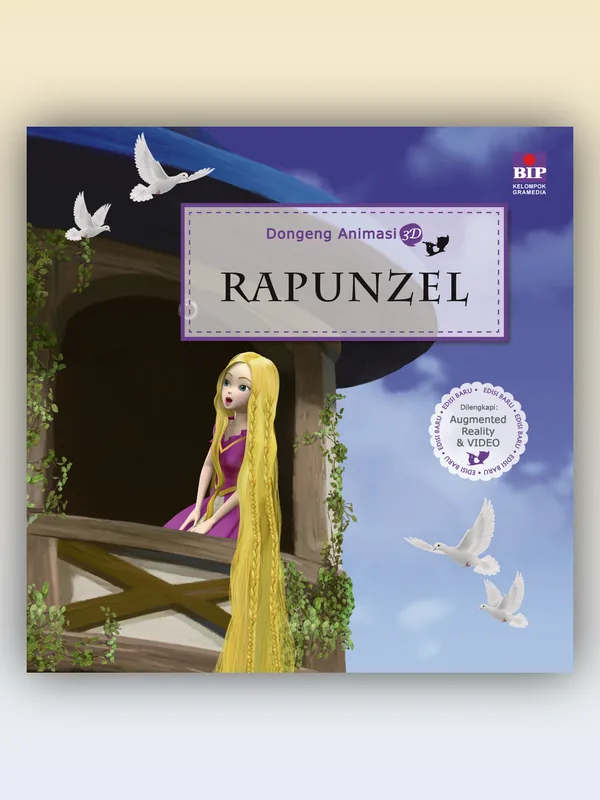 Sampul buku Dongeng Animasi 3D: Rapunzel