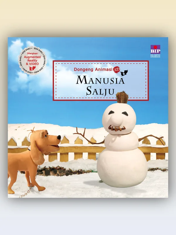 Sampul buku Dongeng Animasi 3D: Manusia Salju