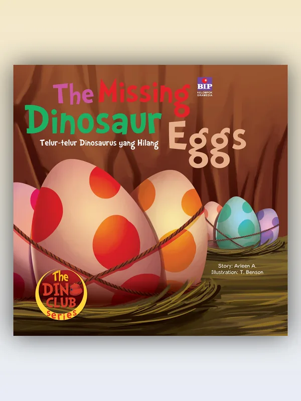 Sampul buku The Dino Club: The Missing Dinosaur Eggs & the Bomb Threat at the Snack Factory