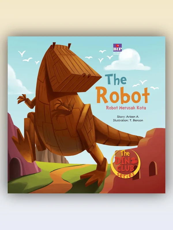 Sampul buku The Dino Club: The Robot & the Dino Club Forever