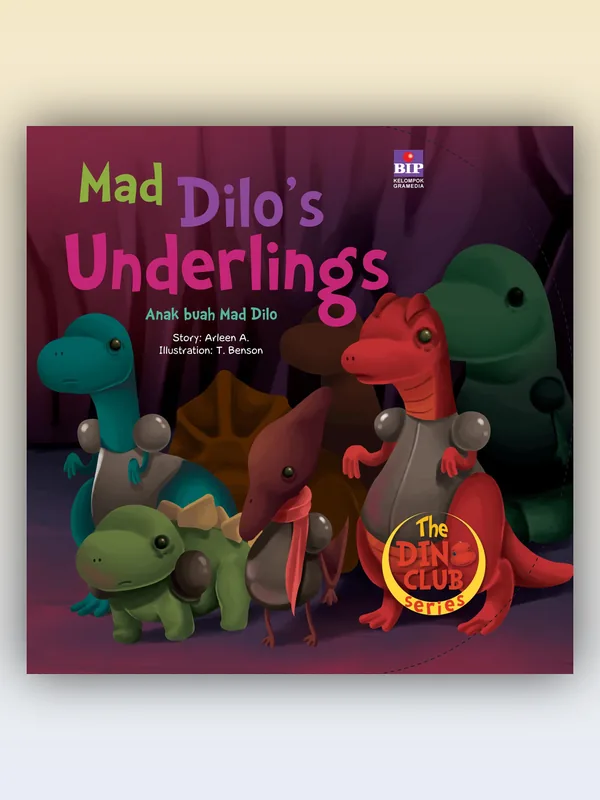 Sampul buku The Dino Club: Mad Dilo's Underlings & Saving the School Bus
