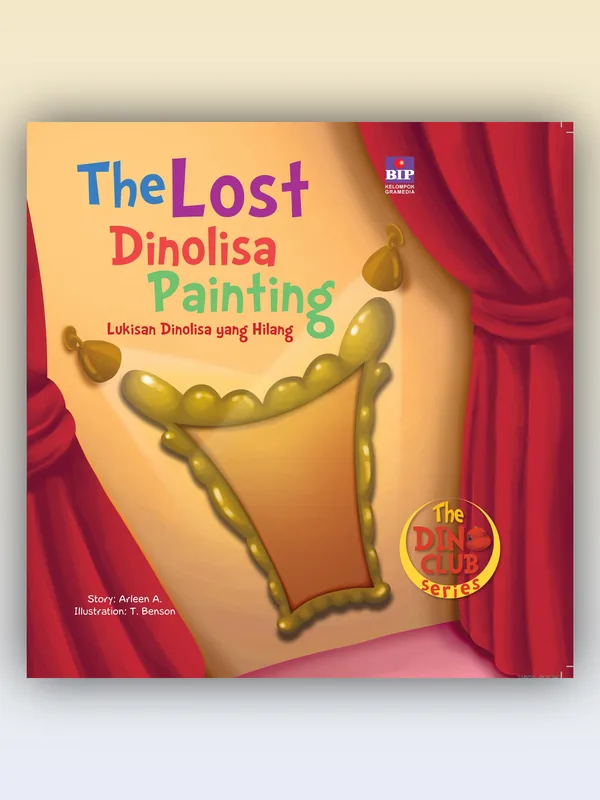 Sampul buku The Dino Club: The Lost Dinolisa Painting & the School Fire