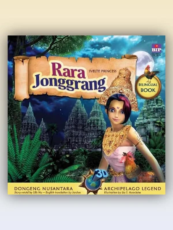 Sampul buku Seri Dongeng 3D Nusantara: Rara Jonggrang