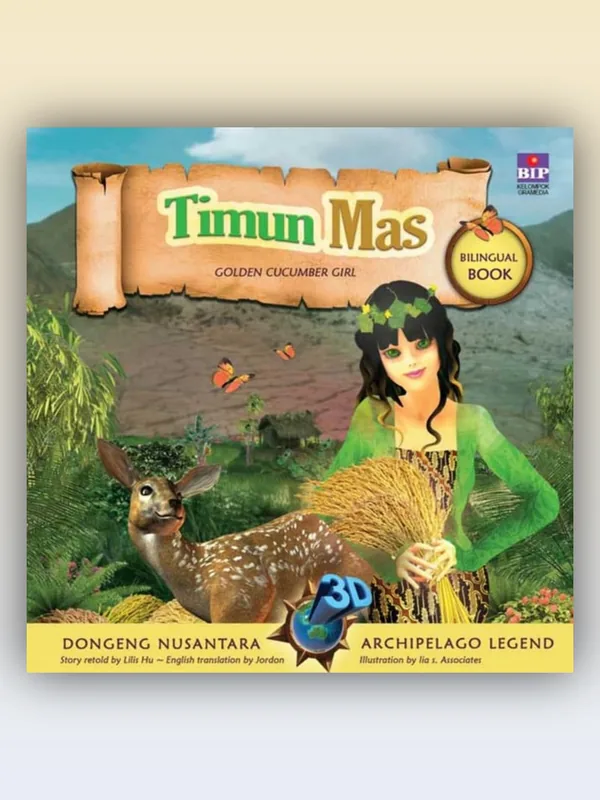 Sampul buku Seri Dongeng 3D Nusantara: Timun Mas