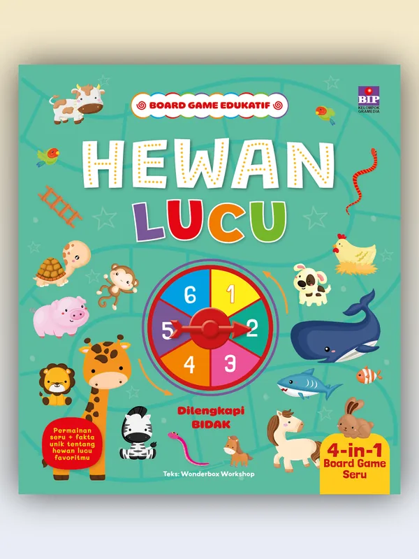 Sampul buku Board Game Edukatif: Hewan Lucu