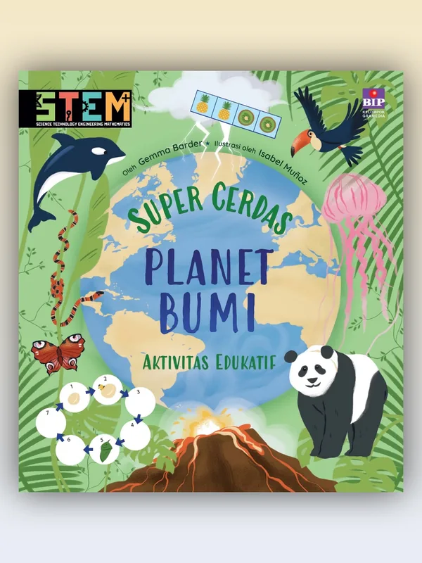 Sampul buku Super Cerdas Aktivitas Edukatif: Planet Bumi