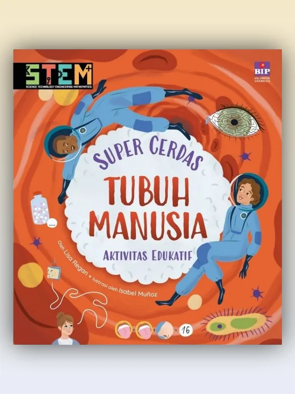 Sampul buku Super Cerdas Aktivitas Edukatif: Tubuh Manusia