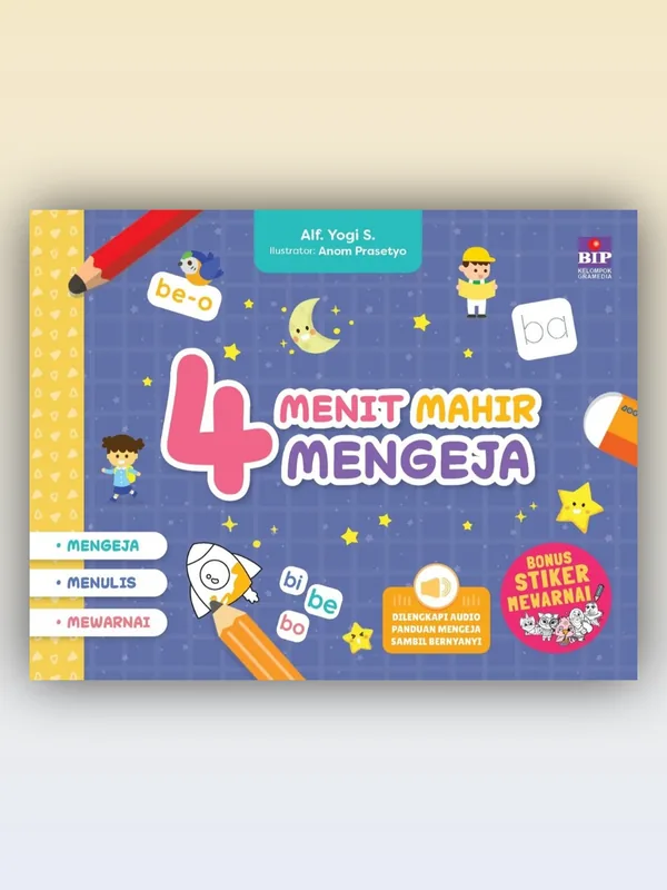 Sampul buku 4 Menit Mahir Mengeja