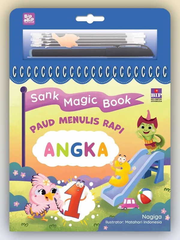 Sampul buku Sank Magic Book: PAUD Menulis Rapi Angka