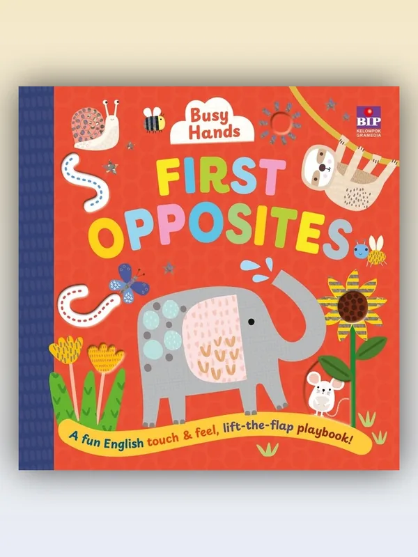 Sampul buku Busy Hands: First Opposites