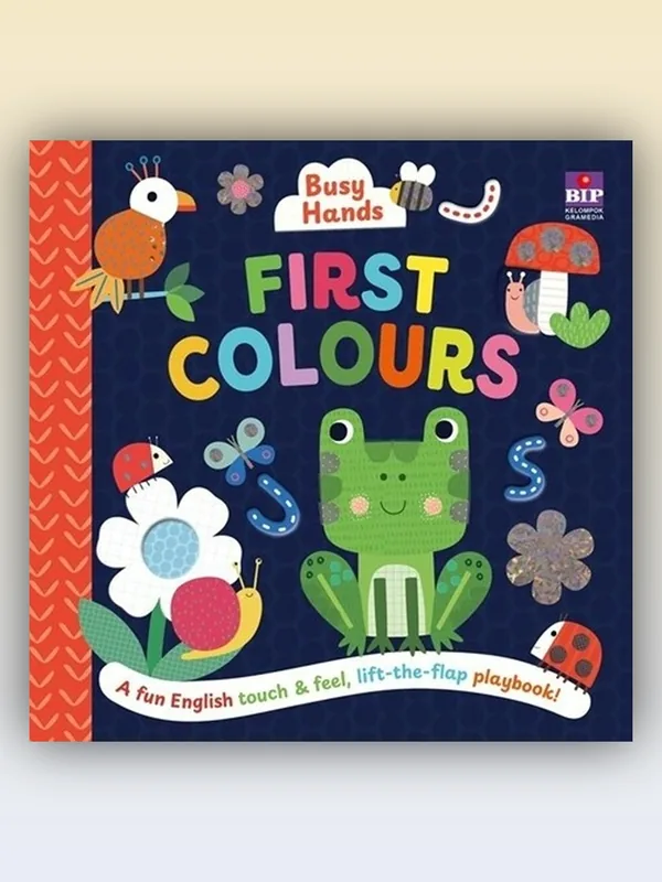 Sampul buku Busy Hands: First Colours