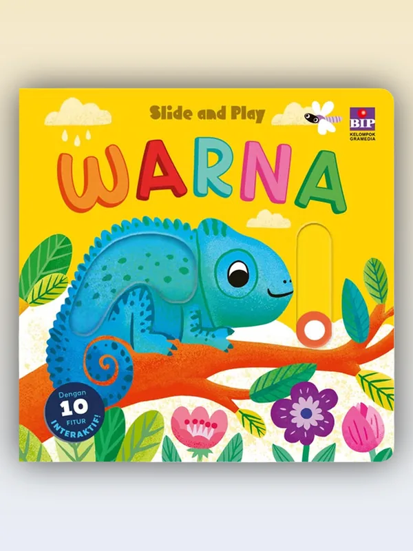 Sampul buku Slide and Play: Warna