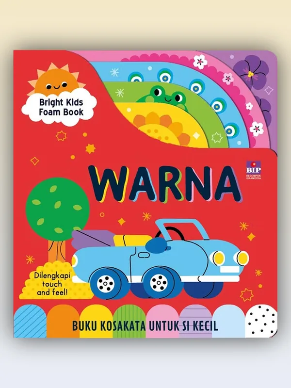 Sampul buku Bright Kids Foam Book Warna
