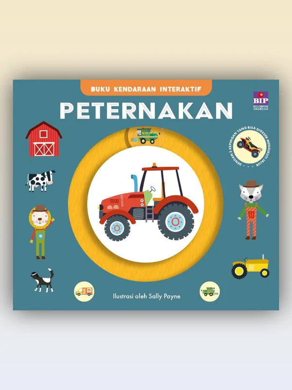 Sampul buku Buku Kendaraan Interaktif: Peternakan
