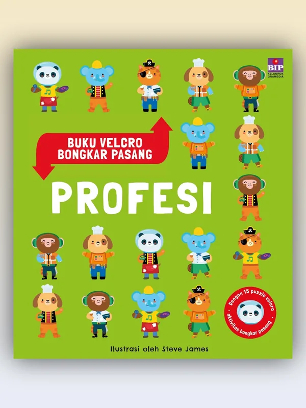 Sampul buku Buku Velcro Bongkar Pasang: Profesi