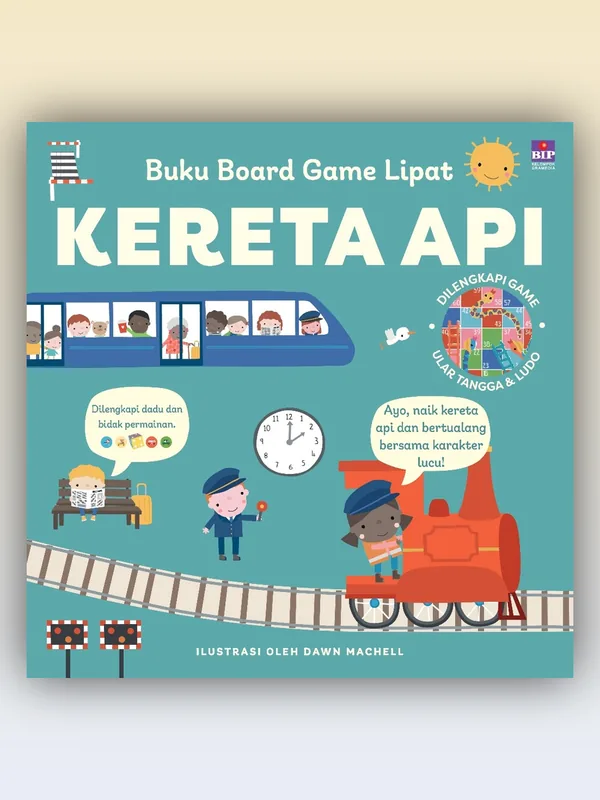 Sampul buku Buku Board Game Lipat: Kereta Api