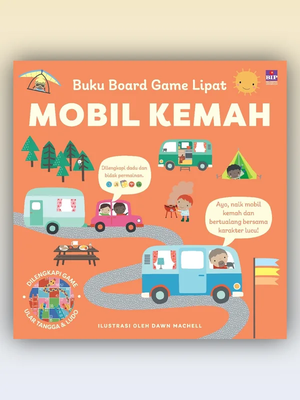Sampul buku Buku Board Game Lipat: Mobil Kemah