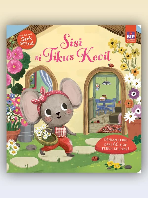 Sampul buku Lift the Flap Seek & Find: Sisi Si Tikus Kecil