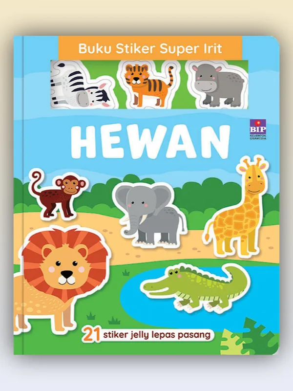 Sampul buku Buku Stiker Super Irit: Hewan