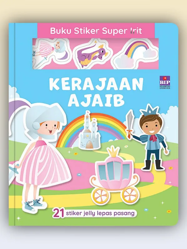 Sampul buku Buku Stiker Super Irit: Kerajaan Ajaib