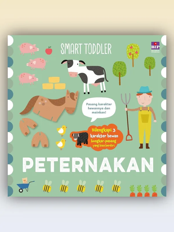 Sampul buku Smart Toddler: Peternakan