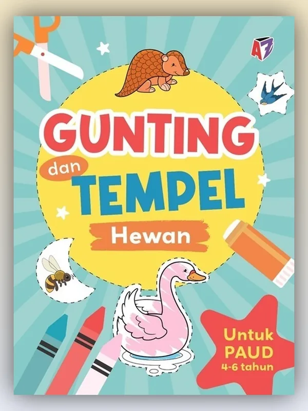 Sampul buku Gunting dan Tempel Hewan