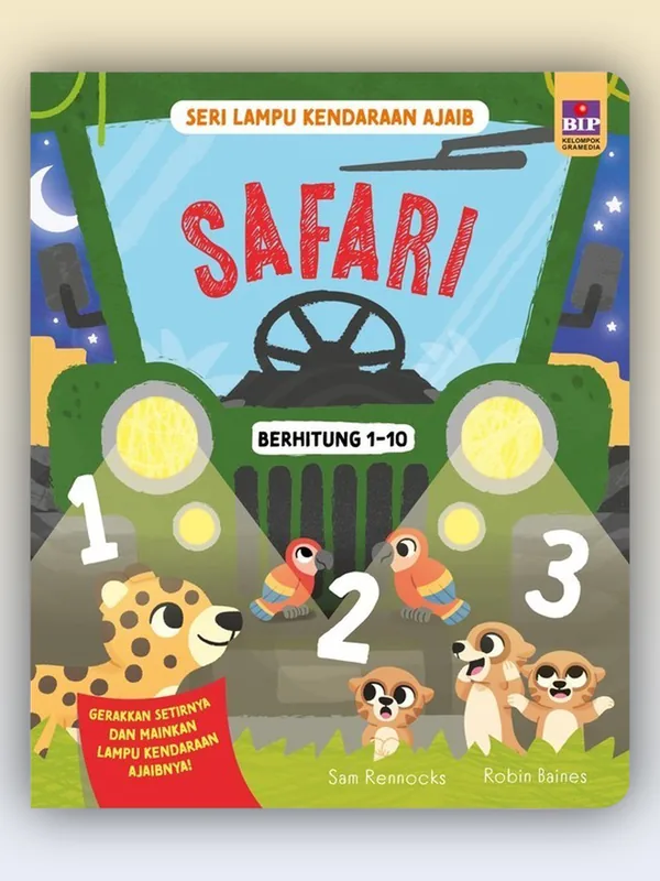 Sampul buku Seri Lampu Kendaraan Ajaib: Safari