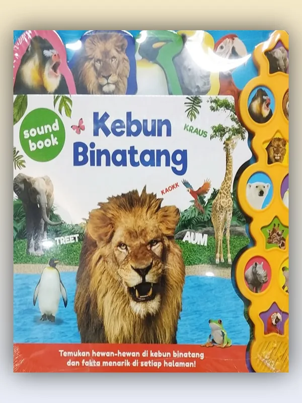 Sampul buku Big Sound Book: Kebun Binatang