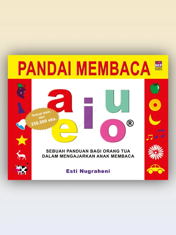 Sampul buku Pandai Membaca AIUEO (Cover Baru)