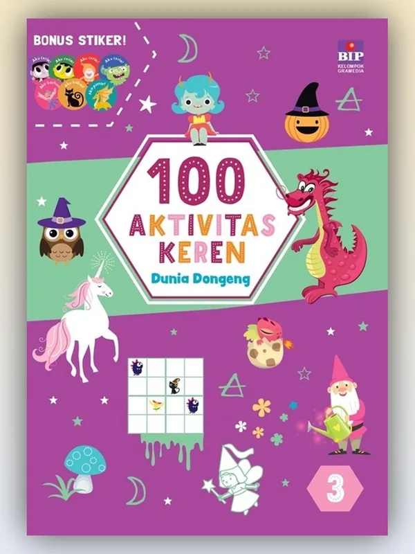 Sampul buku Seri 100 Aktivitas Keren: Dunia Dongeng
