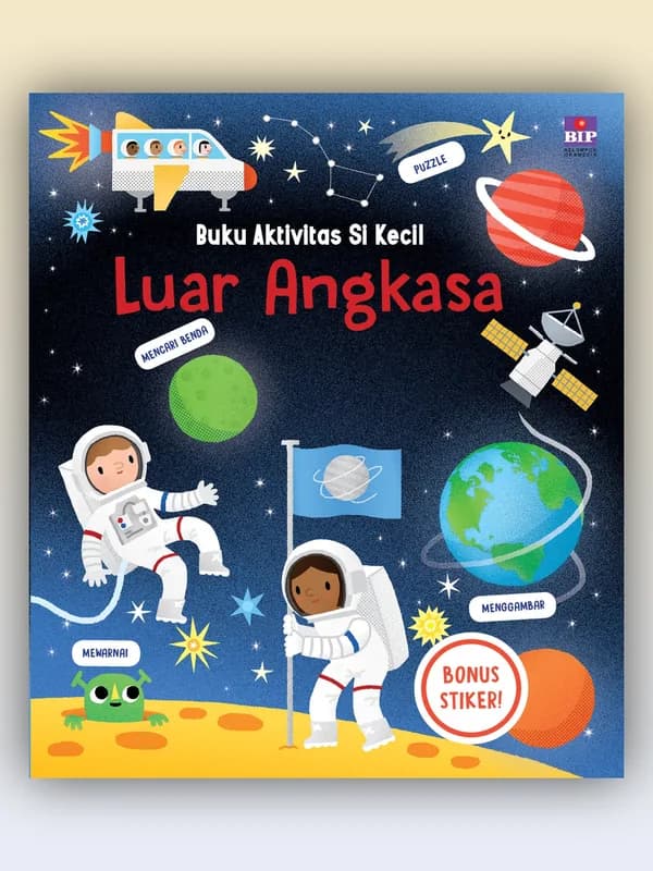 Sampul buku Buku Aktivitas Si Kecil: Luar Angkasa