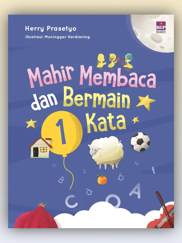 Sampul buku Mahir Membaca dan Bermain Kata 1