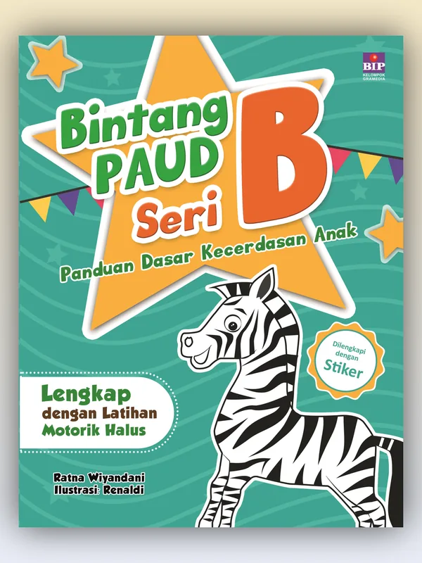 Sampul buku Bintang PAUD Seri B: Panduan Dasar Kecerdasan Anak