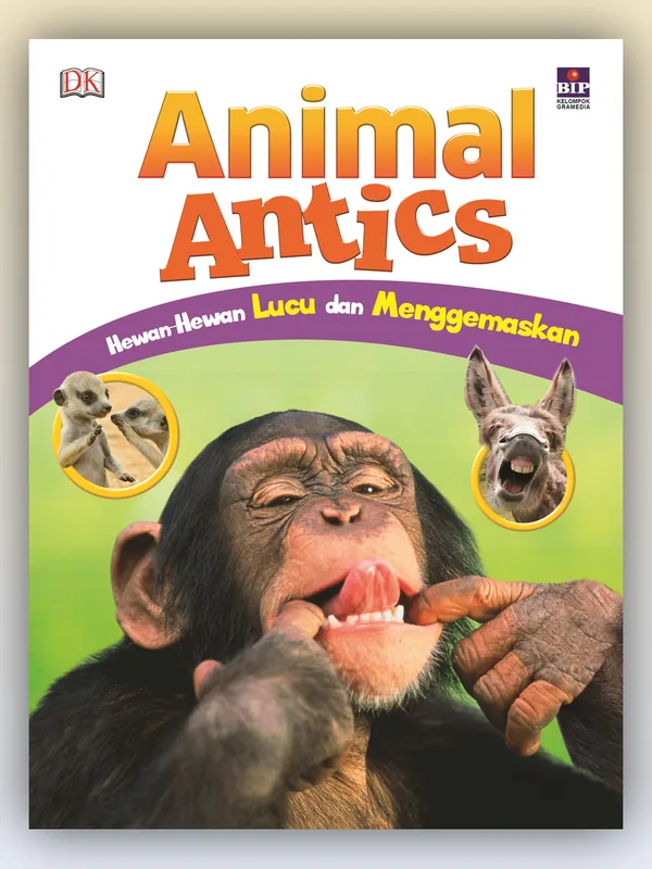 Sampul buku Animal Antics: Hewan-Hewan Lucu dan Menggemaskan