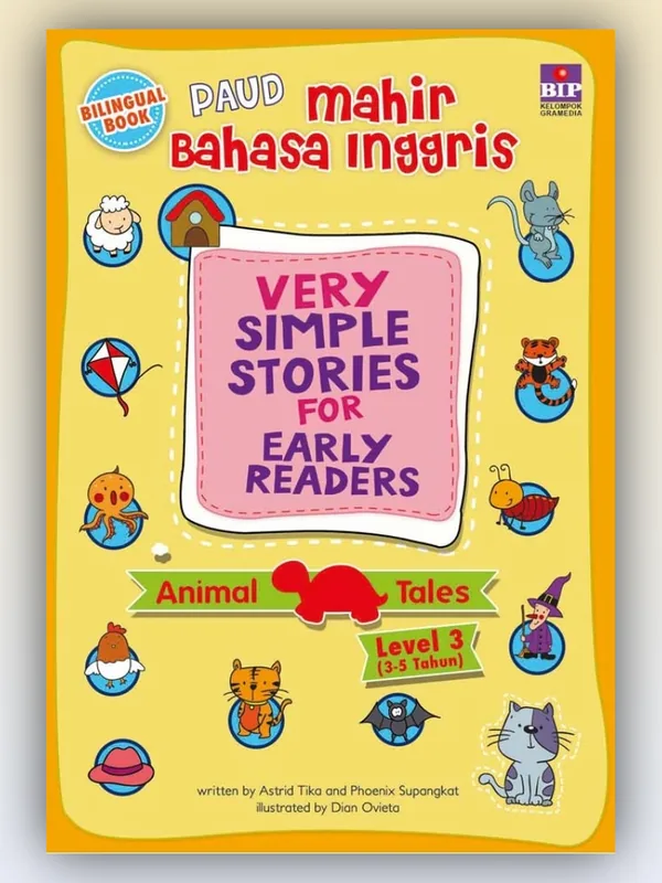 Sampul buku PAUD Mahir Bahasa Inggris: Very Simple Stories for Early Readers 3