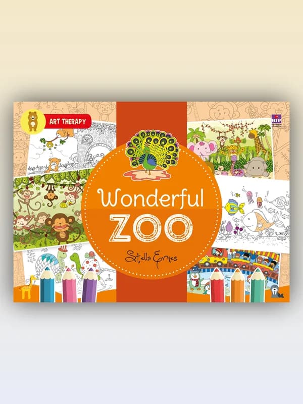 Sampul buku Art Theraphy: Wonderful Zoo